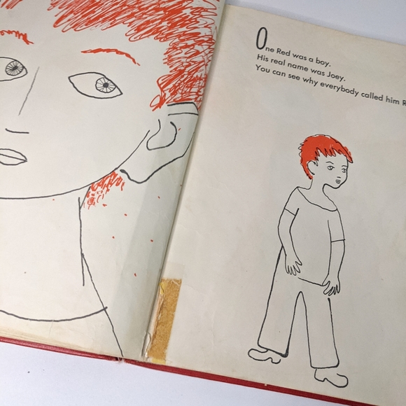 The Two Reds by William Lipkind Nicholas Mordvinoff Vintage Kids Rare 1950 - Picture 4 of 10